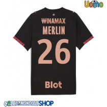 Maglie da calcio Stade Rennais Quentin Merlin #26 Terza Maglia 2025-26 Manica Corta
